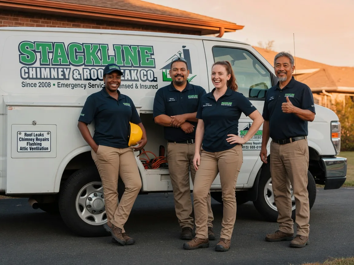 Chimney flashing repair company in Canton, KS
